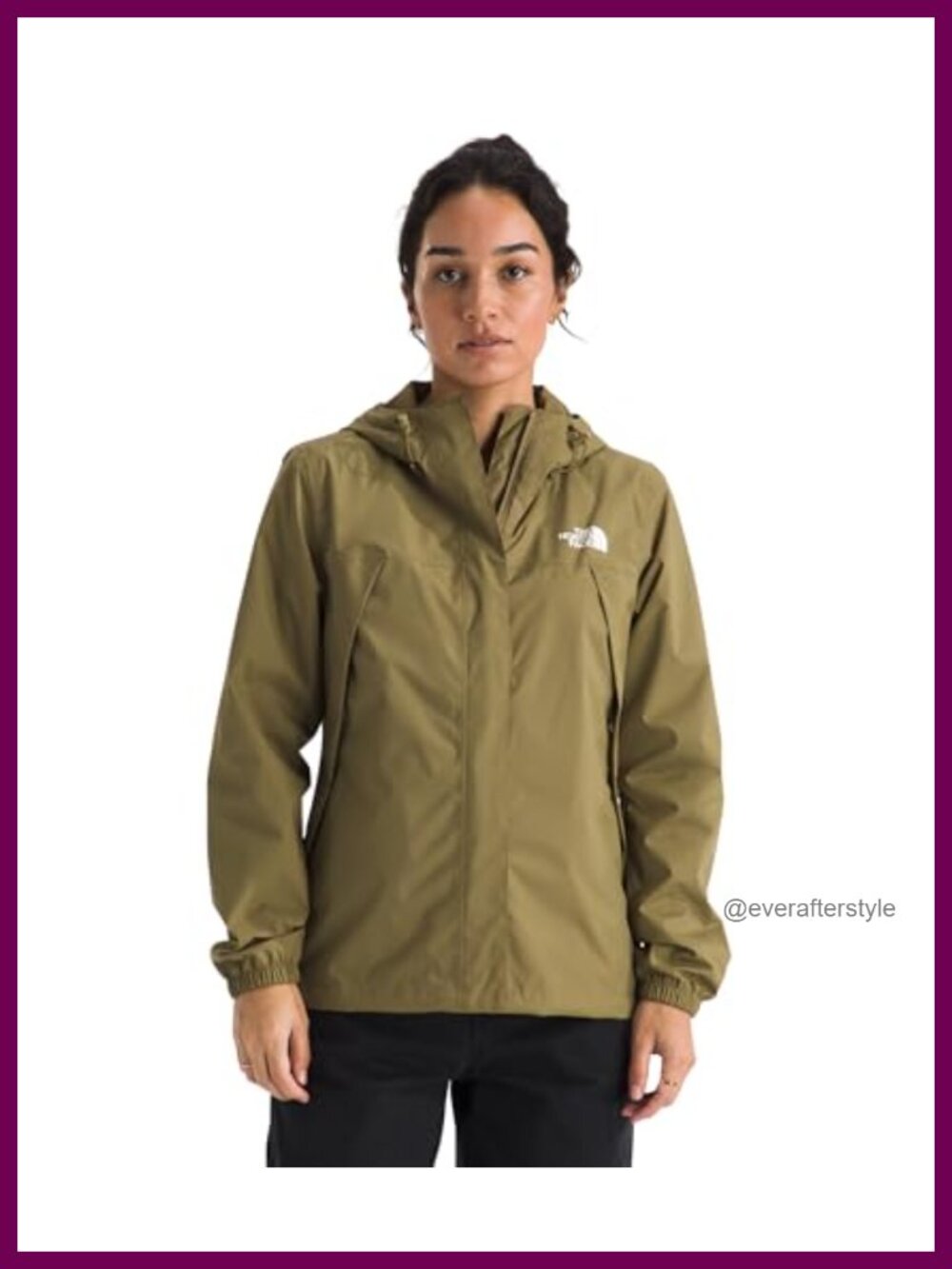 Waterproof Windproof Rain Jacket Seam-Sealed DryVent Hooded